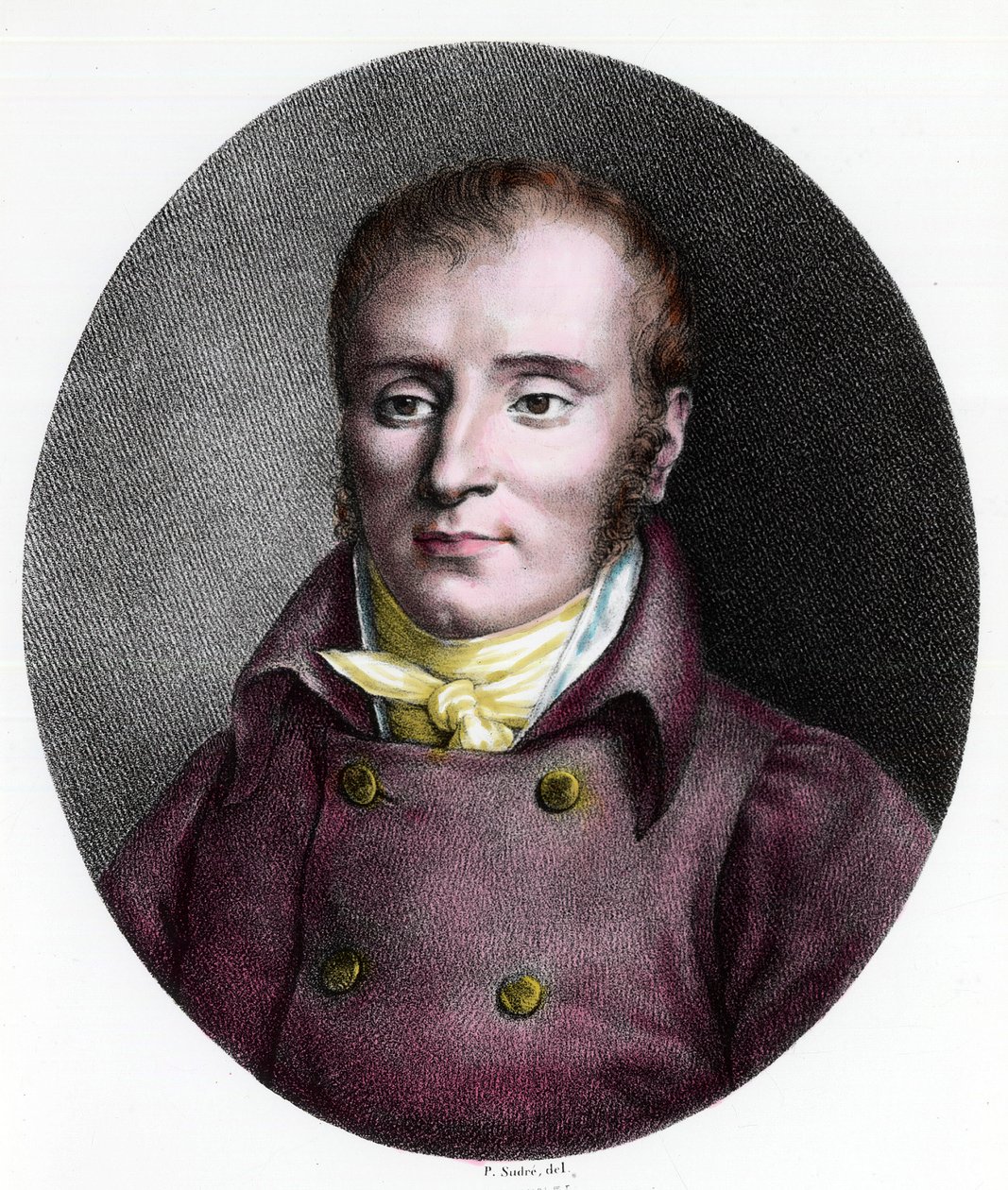 फ्रेंकोइस जेवियर बिचैट (1771 - 1802) का पोर्ट्रेट, फ्रांसीसी चिकित्सक। 18 वीं शताब्दी की नक्काशी। निजी संग्रह। द्वारा अज्ञात कलाकार