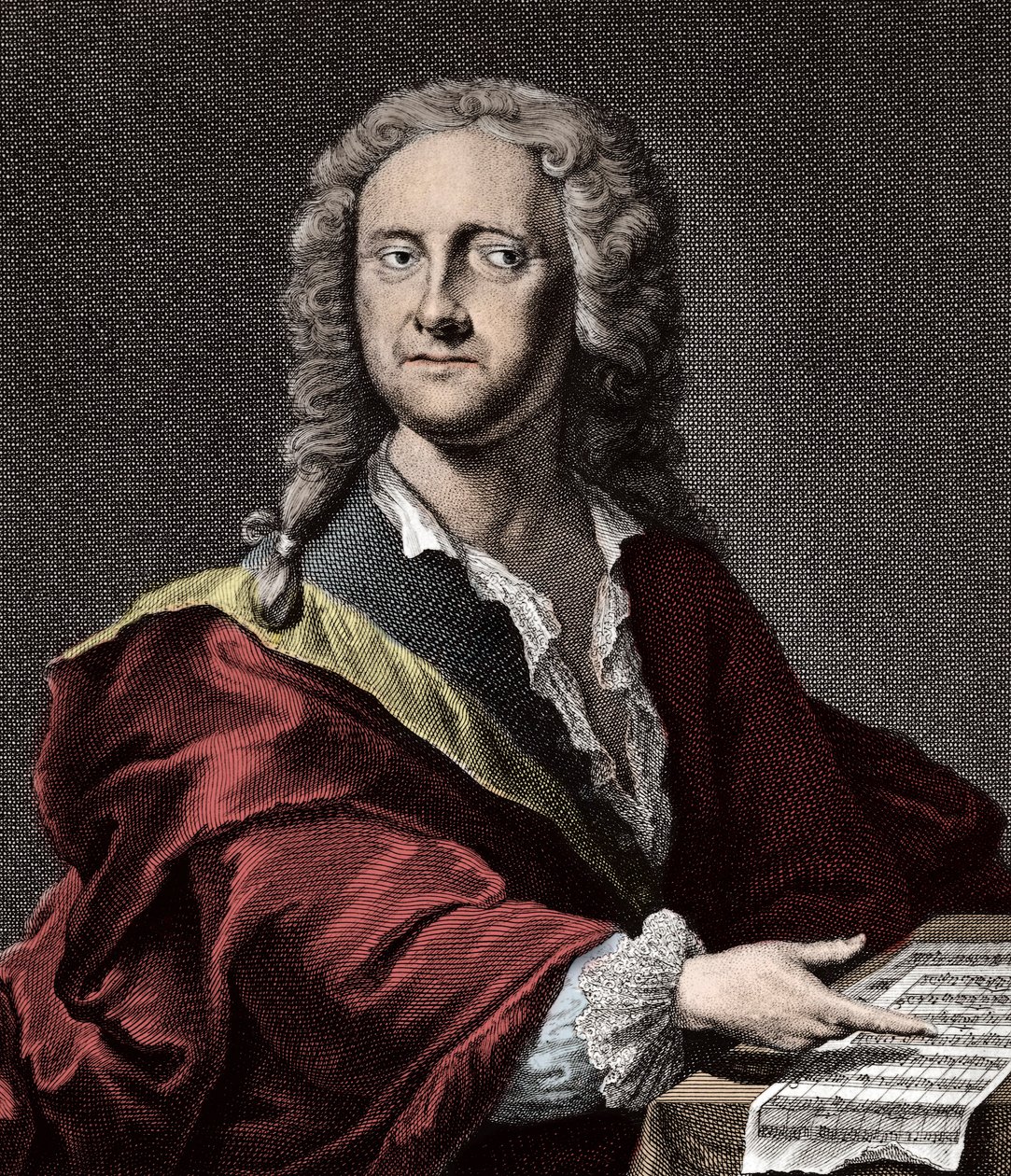 जॉर्ज फिलिप टेलीमैन का पोर्ट्रेट (1681 -1767), जर्मन संगीतकार द्वारा अज्ञात कलाकार