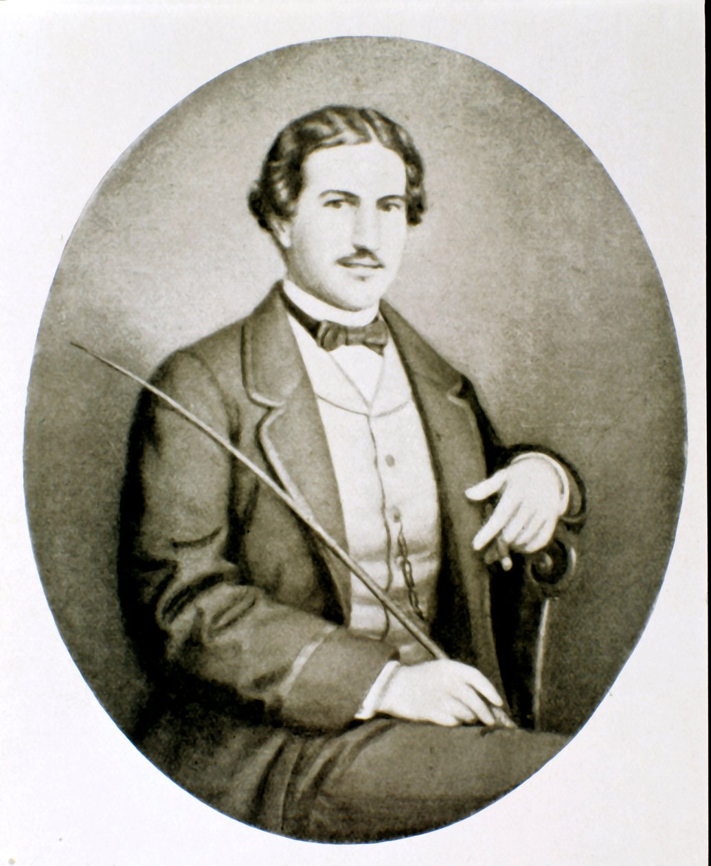 Giuseppe Garibaldi की दूसरी पत्नी Giuseppina Raimondi के प्रेमी Gigio Caroli का पोर्ट्रेट। निजी संग्रह द्वारा अज्ञात कलाकार