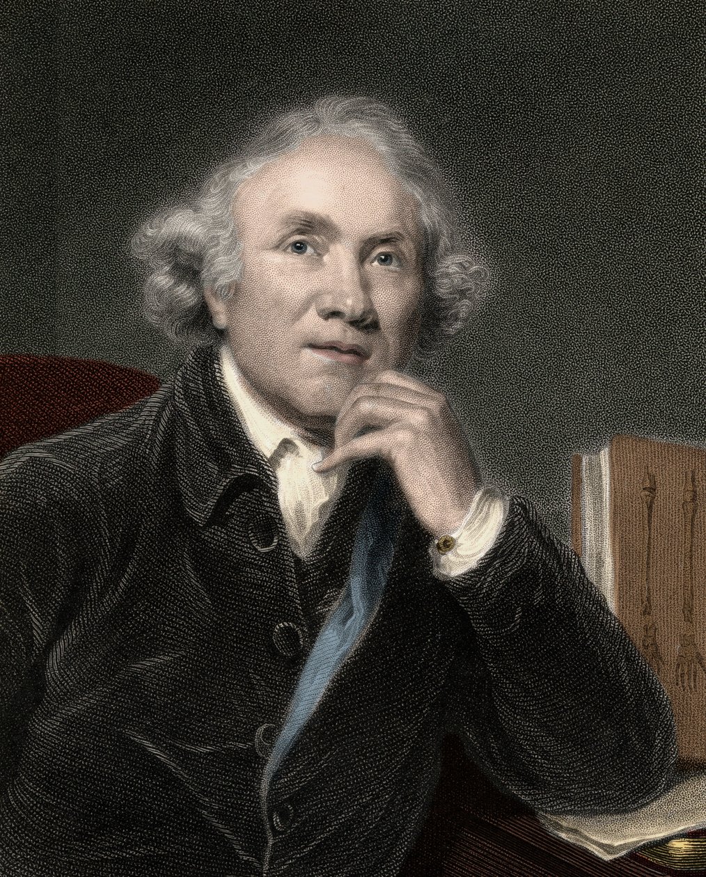 जॉन हंटर का पोर्ट्रेट (1728-1793) स्कॉटिश सर्जन द्वारा अज्ञात कलाकार