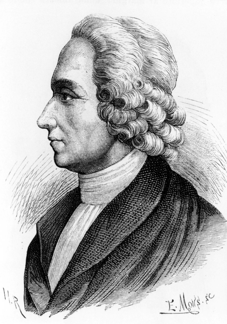जोसेफ प्रीस्टले का पोर्ट्रेट (1733 - 1804), ब्रिटिश रसायनज्ञ और धर्मशास्त्री। 19वीं सदी की नक्काशी। द्वारा अज्ञात कलाकार