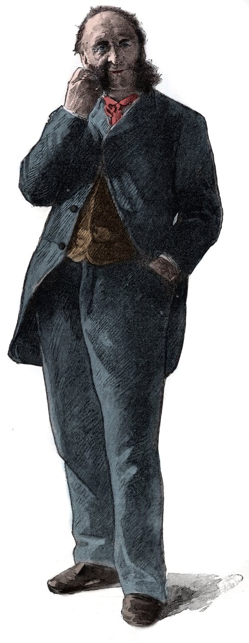 जूल्स फेरी का पोर्ट्रेट (1832-1893), फ्रांसीसी राजनीतिज्ञ द्वारा अज्ञात कलाकार