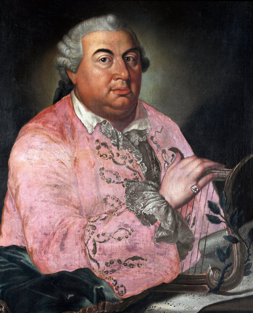 इतालवी संगीतकार निकोलो जोमेली (1714 -1774) का पोर्ट्रेट बेनामी पेंटिंग। 1760 बोलोग्ना, सिविक संग्रहालय और संगीत पुस्तकालय के आसपास द्वारा अज्ञात कलाकार