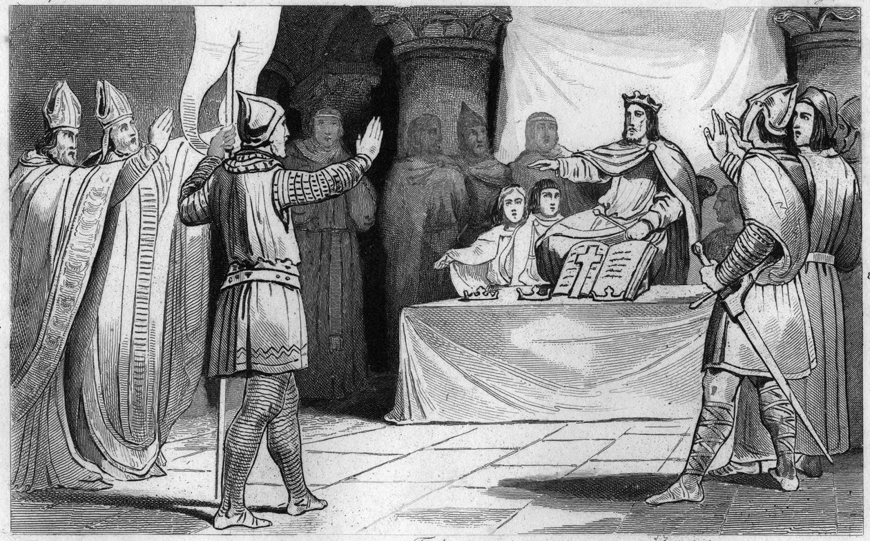 लुई 1 द पूस या डेबोनायर का उत्तराधिकार, 816: पश्चिम का सम्राट द्वारा अज्ञात कलाकार
