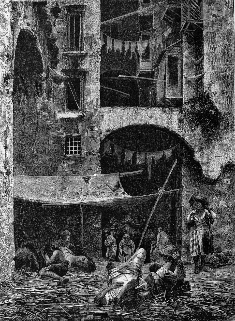 1836 में नेपल्स में हैजा की महामारी। द्वारा अज्ञात कलाकार