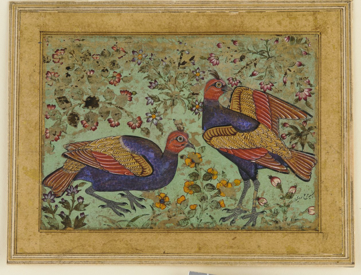 दो तीतर द्वारा अज्ञात कलाकार