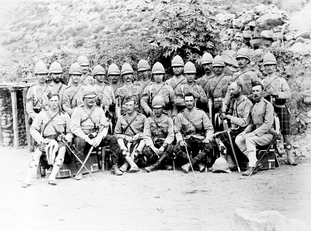 2 बटालियन, सीफोर्थ हाइलैंडर्स (रॉस-शायर बफ्स, द ड्यूक ऑफ अल्बानीज), ब्लैक माउंटेन एक्सपेडिशन द्वारा अज्ञात फोटोग्राफर