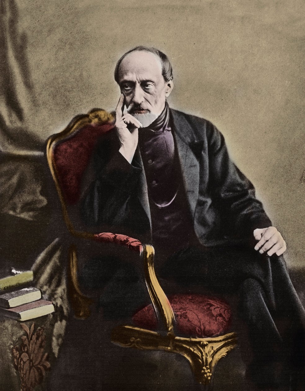 Giuseppe Mazzini (1805-1872), इतालवी देशभक्त और राजनीतिज्ञ - 1864 - इतालवी रिपब्लिकन राजनेता Giuseppe Mazzini (1805-1872) का पोर्ट्रेट द्वारा अज्ञात फोटोग्राफर