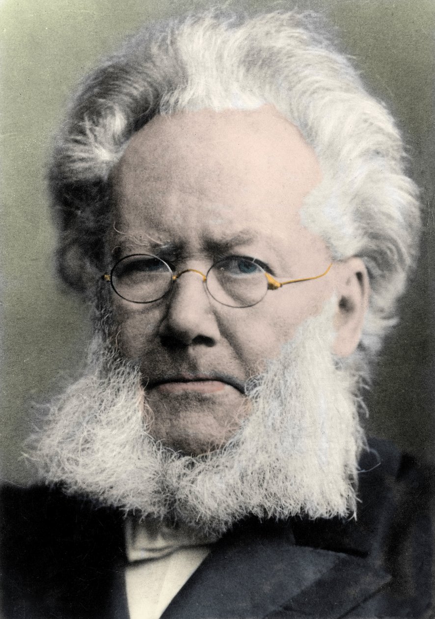 हेनरिक इबसेन (1828-1906) नॉर्वेजियन कवि और नाटककार - हेनरिक (हेनरी) का पोर्ट्रेट जोहान इबसेन (1828-1906), नॉर्वेजियन नाटककार द्वारा अज्ञात फोटोग्राफर