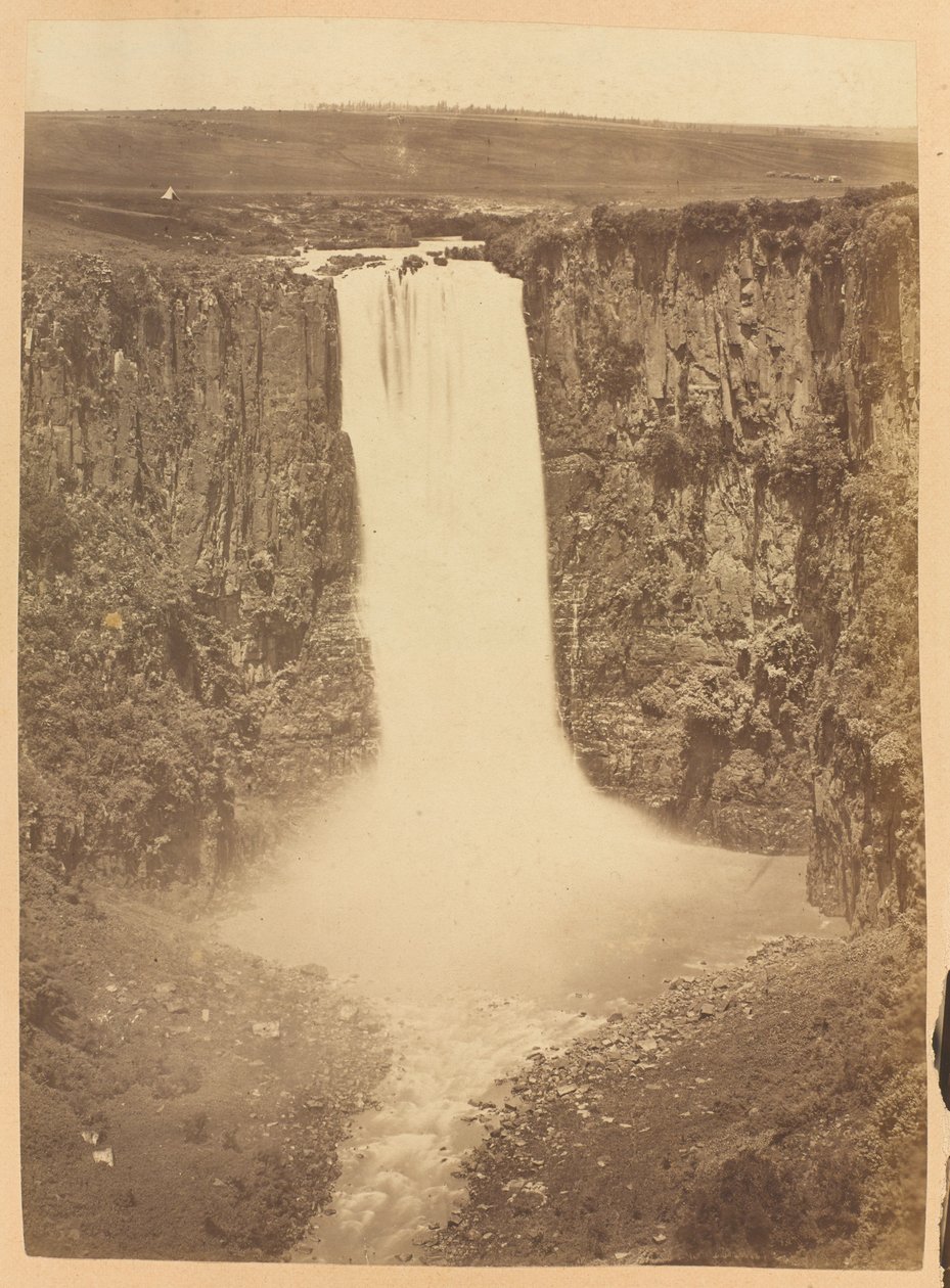 हाविक फॉल्स, उमगेनी नदी, नटाल प्रांत, दक्षिण अफ्रीका, 1882 लगभग द्वारा अज्ञात