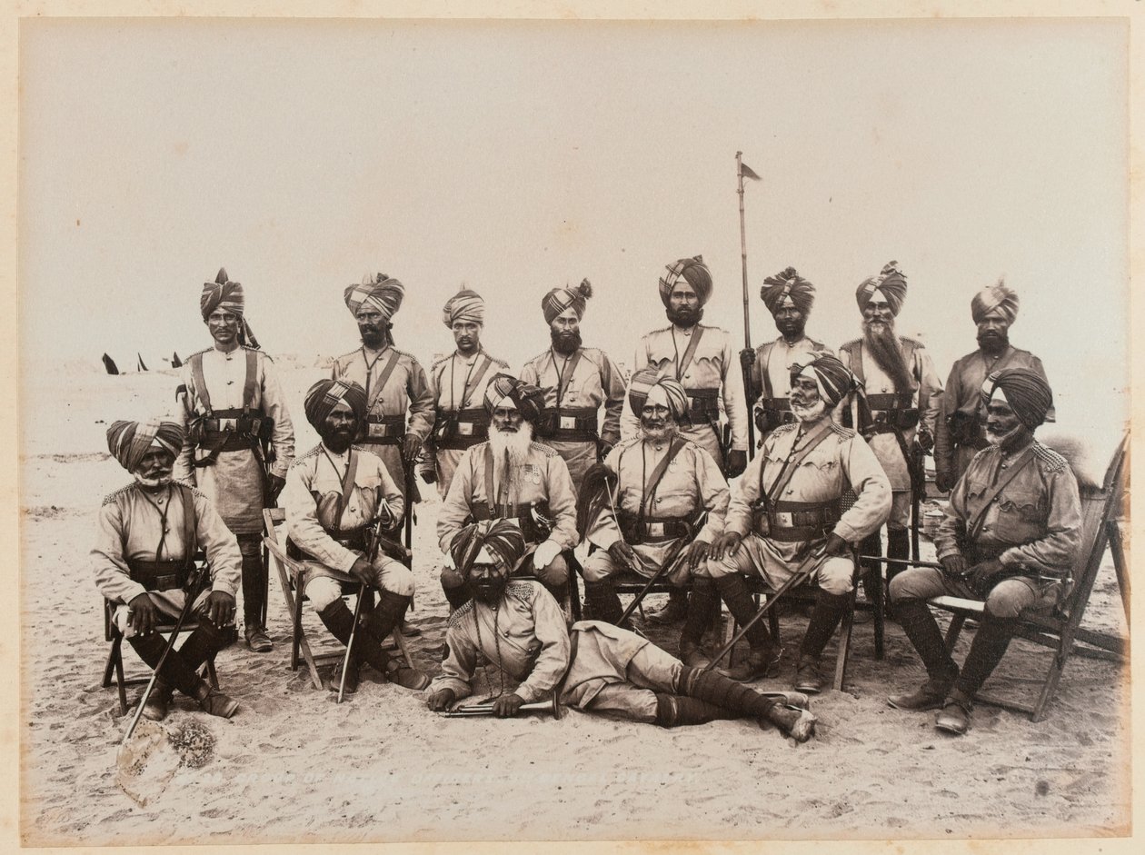 9 वीं बंगाल कैवलरी, 1885 के भारतीय अधिकारी द्वारा अज्ञात