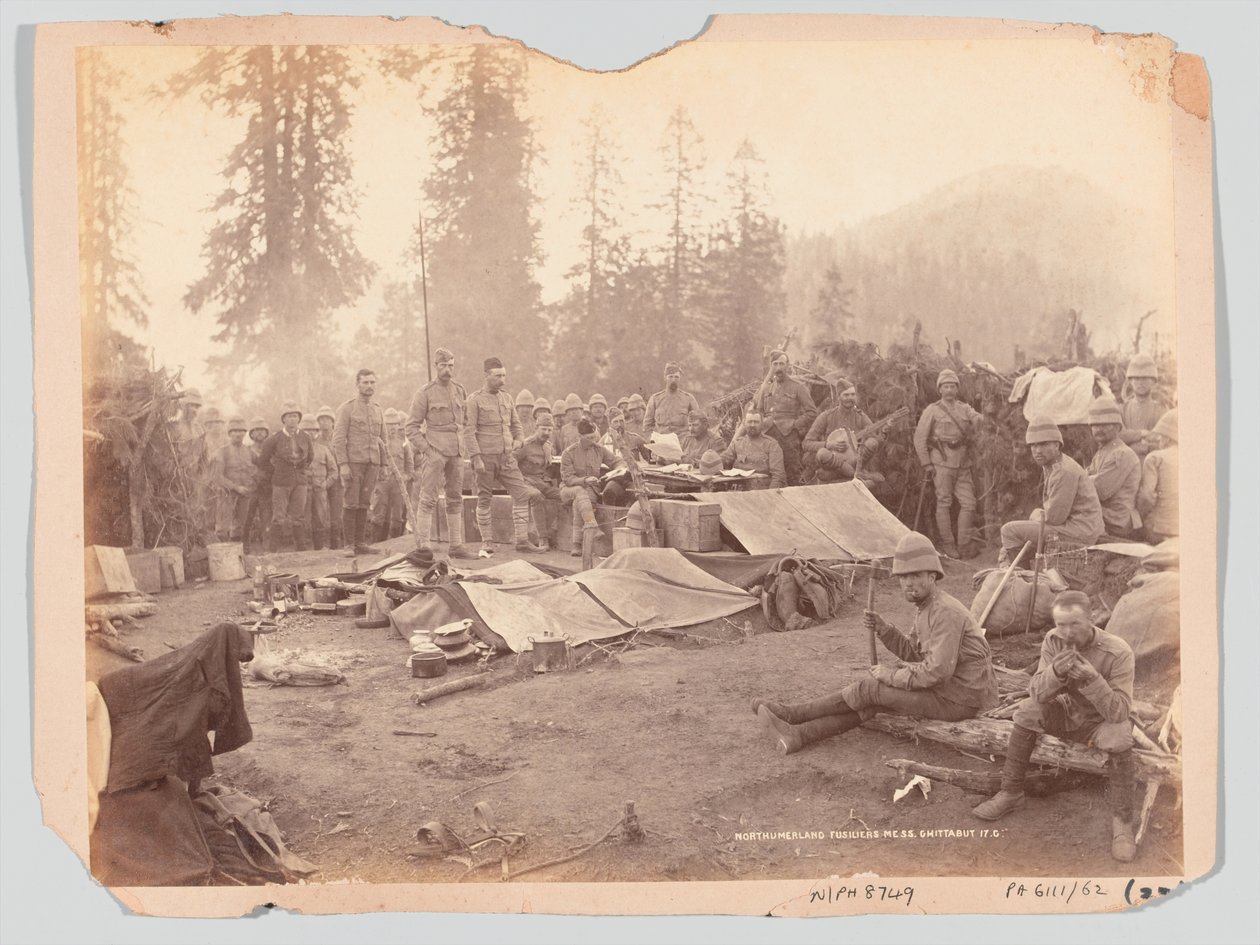 नॉर्थम्बरलैंड फ्यूसिलर्स ने ब्लैक माउंटेन अभियान, 1888 के दौरान गड़बड़ी की द्वारा अज्ञात