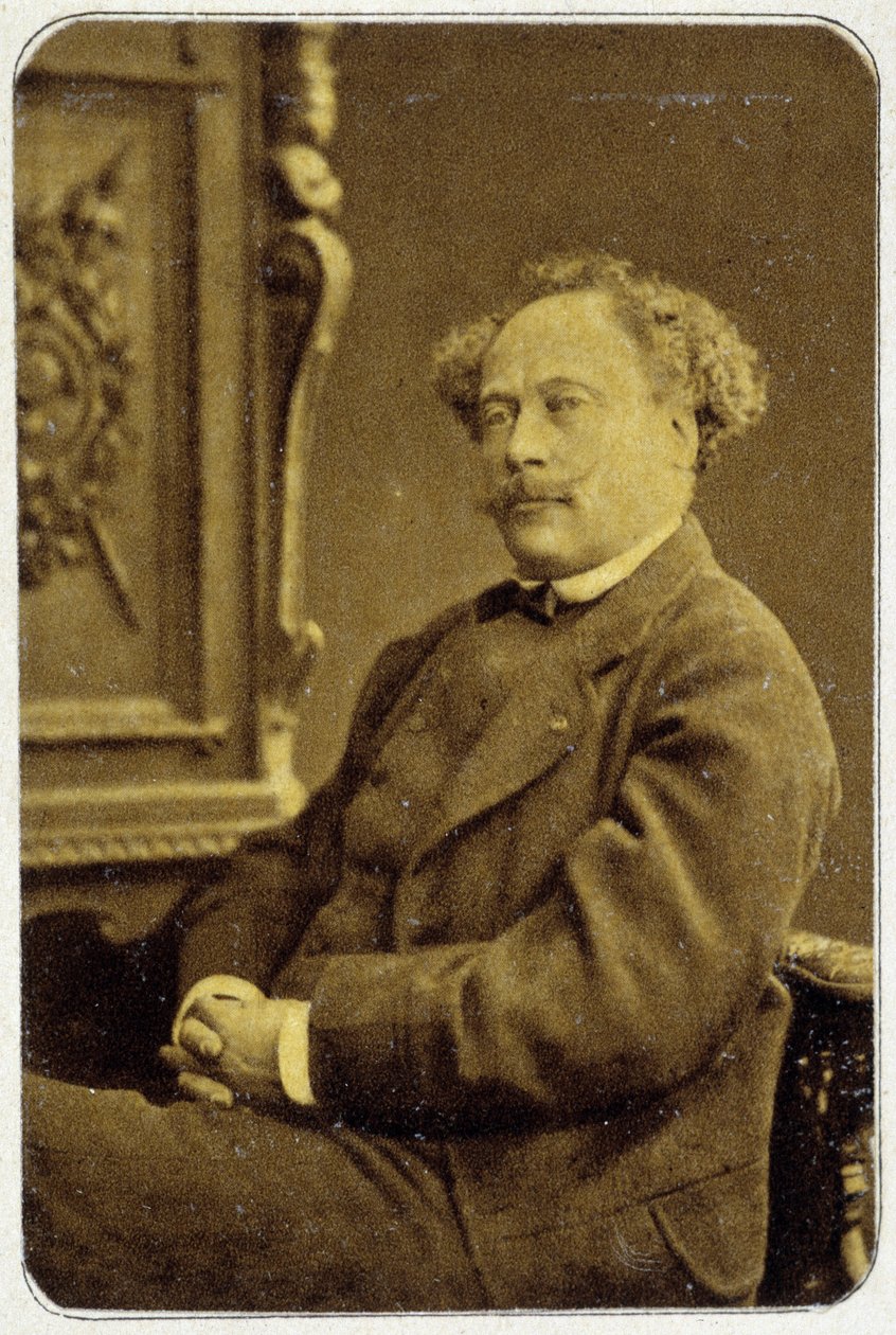 1884 में अलेक्जेंड्रे डुमास जूनियर (1824 - 1895) का पोर्ट्रेट द्वारा अज्ञात फोटोग्राफर