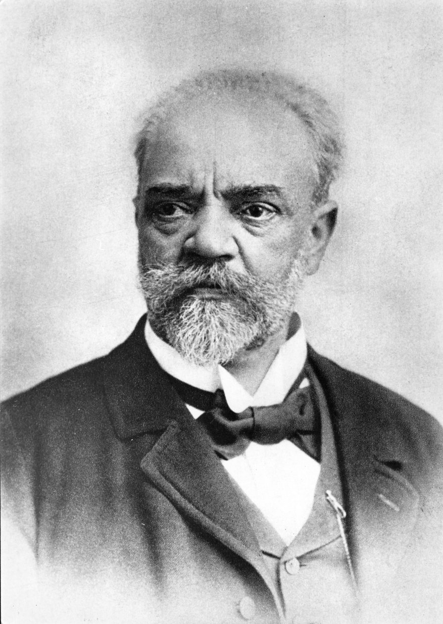 एंटोन (एंटोनिन) ड्वोरक (1841-1904), चेक संगीतकार का पोर्ट्रेट। द्वारा अज्ञात फोटोग्राफर