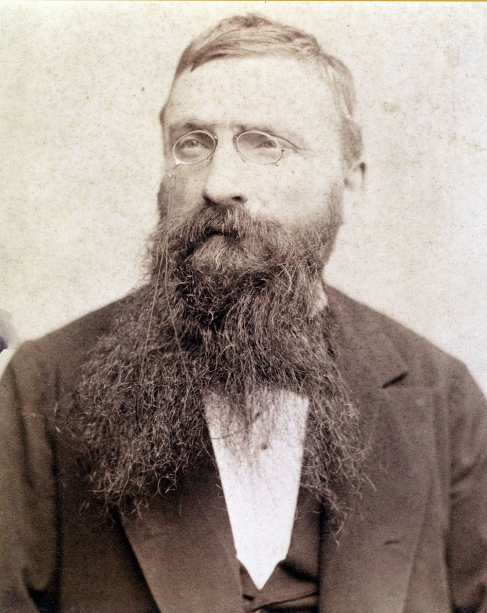 ऑगस्टे रोडिन (1840-1917) का पोर्ट्रेट 1885 के आसपास का है। द्वारा अज्ञात फोटोग्राफर