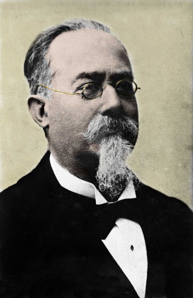 सेसारे लोम्ब्रोसो का पोर्ट्रेट (1835-1909), इतालवी अपराधी। 19वीं सदी के अंत की तस्वीर द्वारा अज्ञात फोटोग्राफर