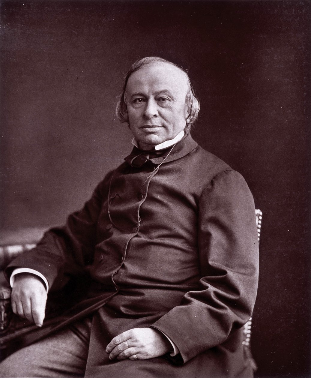 एडौर्ड रेने लेफेब्रे डे लाबौले (1811-1883) का पोर्ट्रेट, फ्रांसीसी वकील और राजनीतिज्ञ। द्वारा अज्ञात फोटोग्राफर