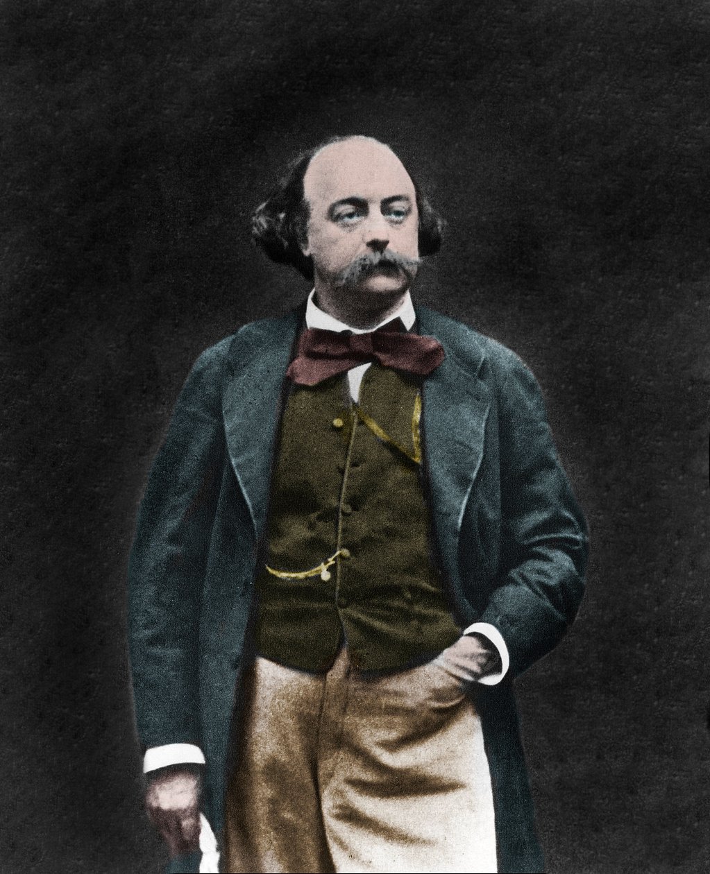 अंग्रेजी लेखक गुस्ताव फ्लेबर्ट का पोर्ट्रेट (1821-1880) द्वारा अज्ञात फोटोग्राफर