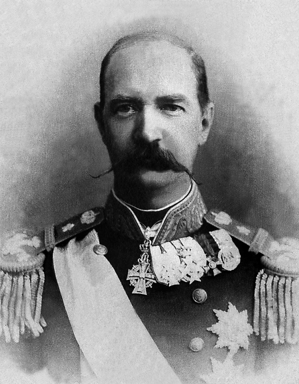 1863 से 1913 तक ग्रीस के राजा जॉर्ज I (1845-1913) का पोर्ट्रेट। द्वारा अज्ञात फोटोग्राफर