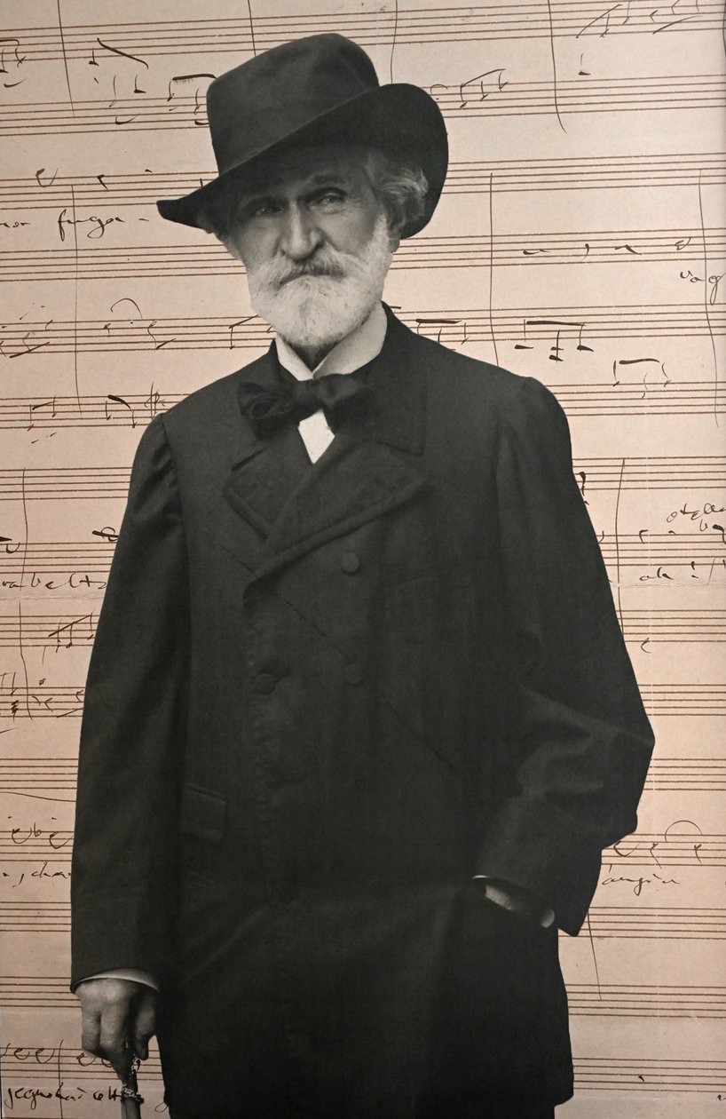 Giuseppe Verdi का पोर्ट्रेट (फोटो) द्वारा अज्ञात फोटोग्राफर