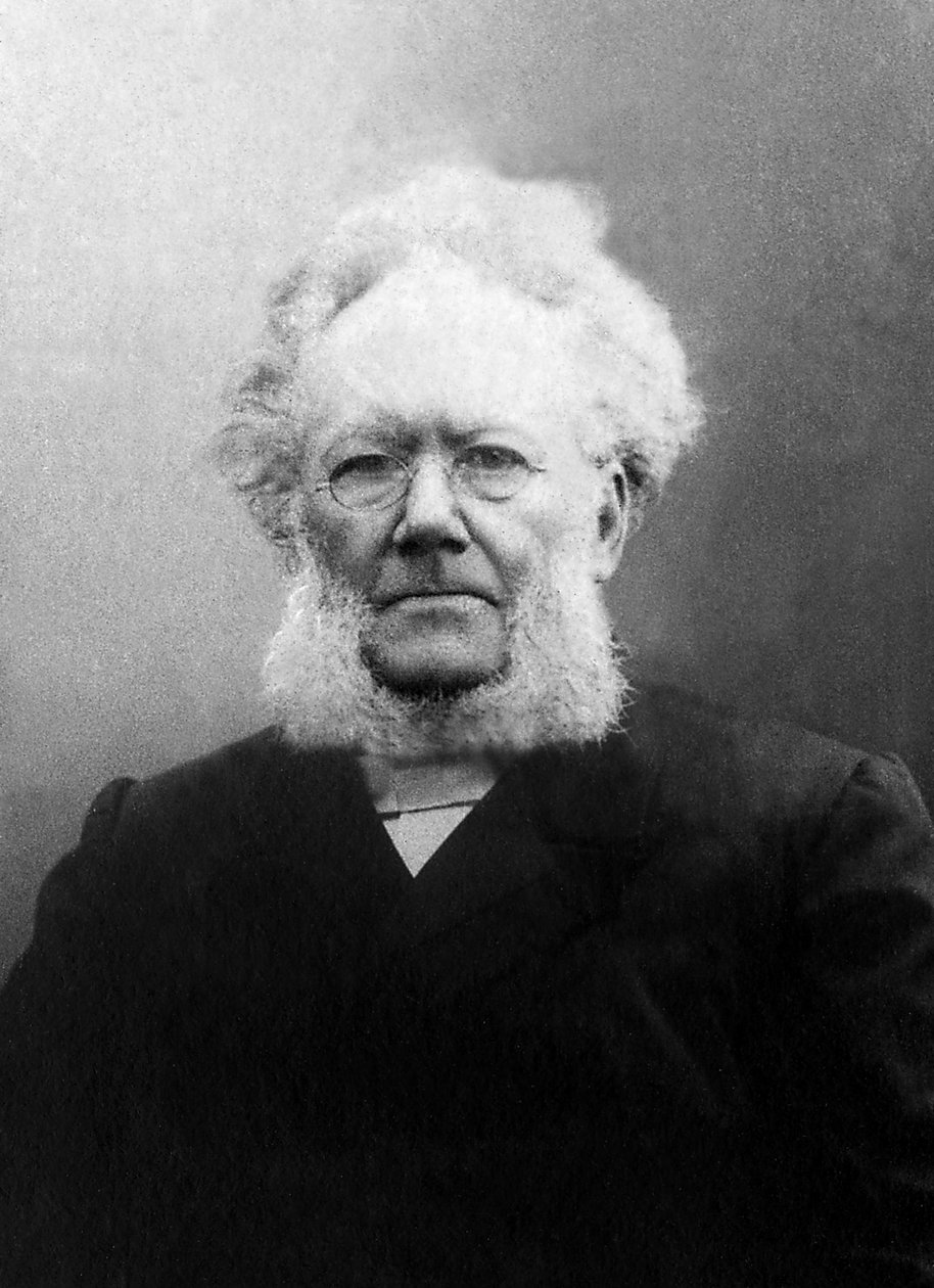 हेनरिक (हेनरी) जोहान इबसेन (1828-1906), नॉर्वेजियन नाटककार का पोर्ट्रेट। द्वारा अज्ञात फोटोग्राफर