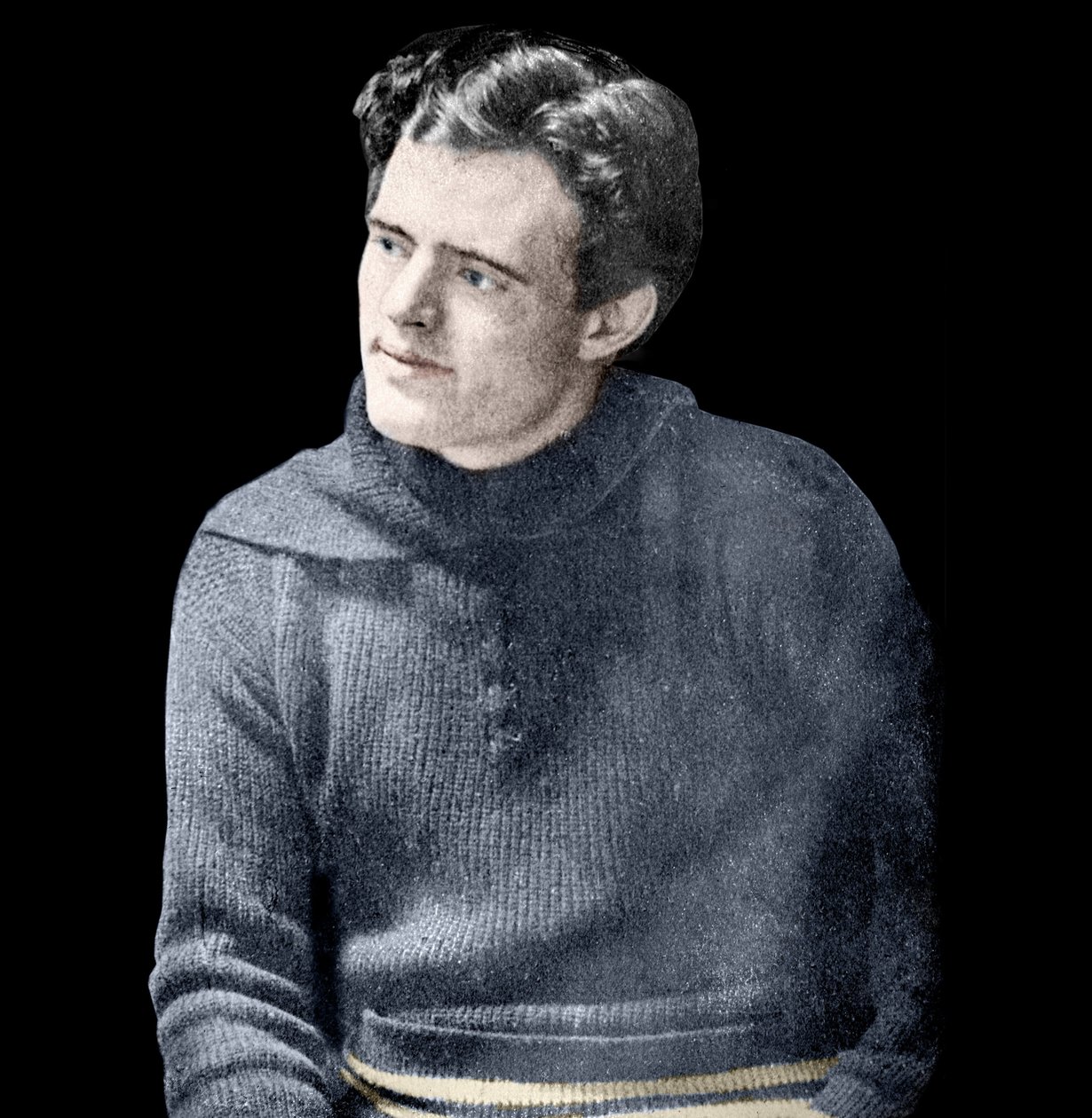 जैक लंदन का पोर्ट्रेट (1876-1916), अमेरिकी उपन्यासकार। द्वारा अज्ञात फोटोग्राफर