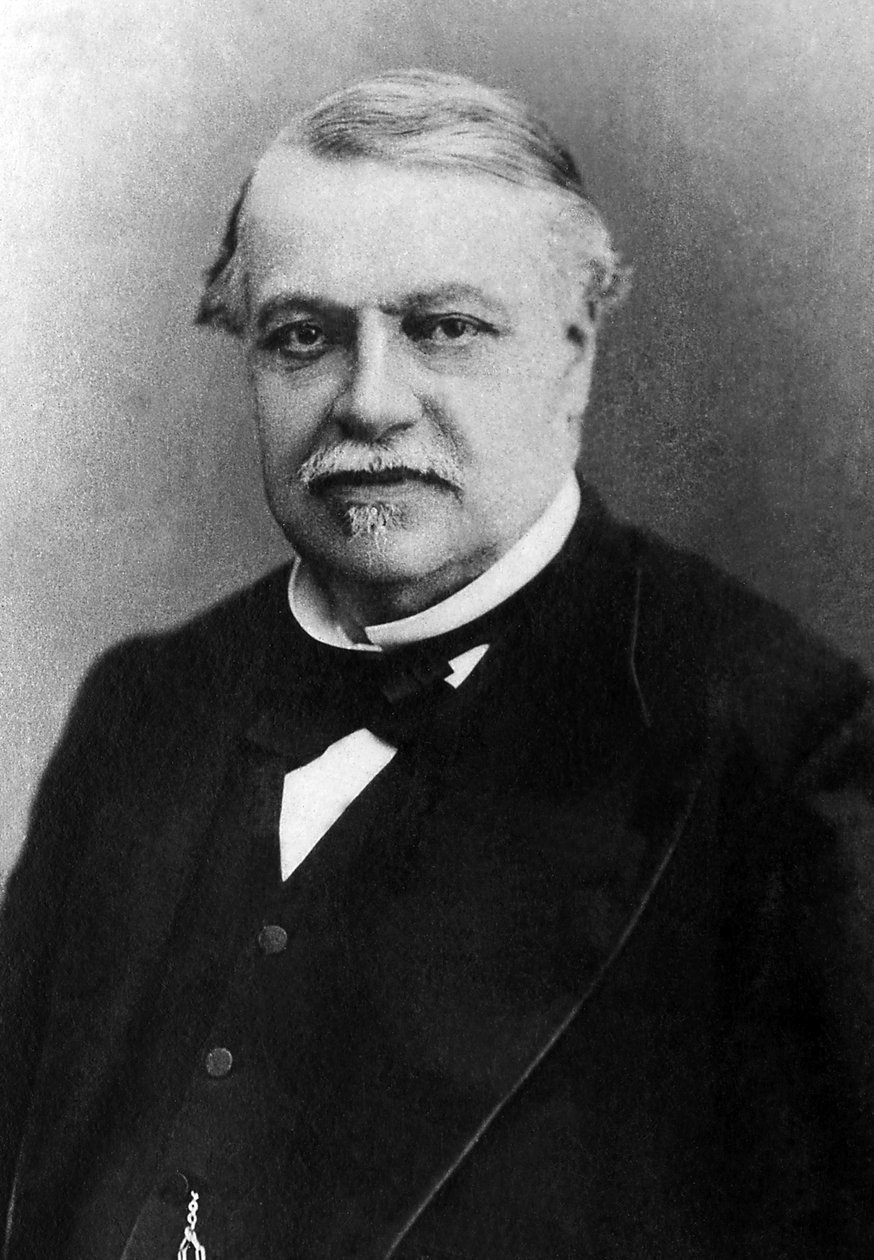 लियोन से का पोर्ट्रेट (1826-1896), फ्रांसीसी बेकर राजनीतिज्ञ। द्वारा अज्ञात फोटोग्राफर