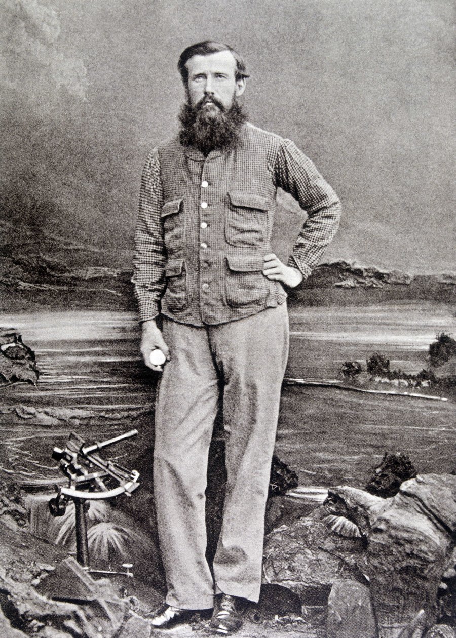 स्पीके का पोर्ट्रेट, ब्रिटिश एक्सप्लोरर (1827 - 1864) द्वारा अज्ञात फोटोग्राफर