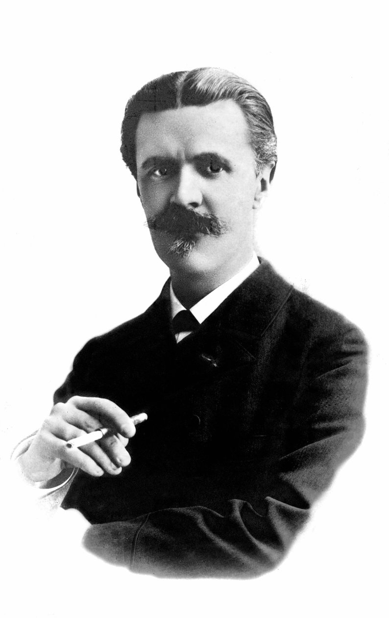 विंसेंट डी इंडी का पोर्ट्रेट (1851-1931), फ्रांसीसी संगीतकार। द्वारा अज्ञात फोटोग्राफर