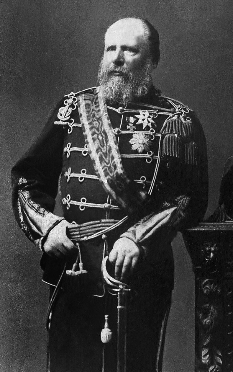 विलियम III (1817-1890), प्रिंस ऑफ ऑरेंज-नासाउ, लक्जमबर्ग के ग्रैंड ड्यूक और 1849 से 1890 तक नीदरलैंड के राजा का पोर्ट्रेट। द्वारा अज्ञात फोटोग्राफर