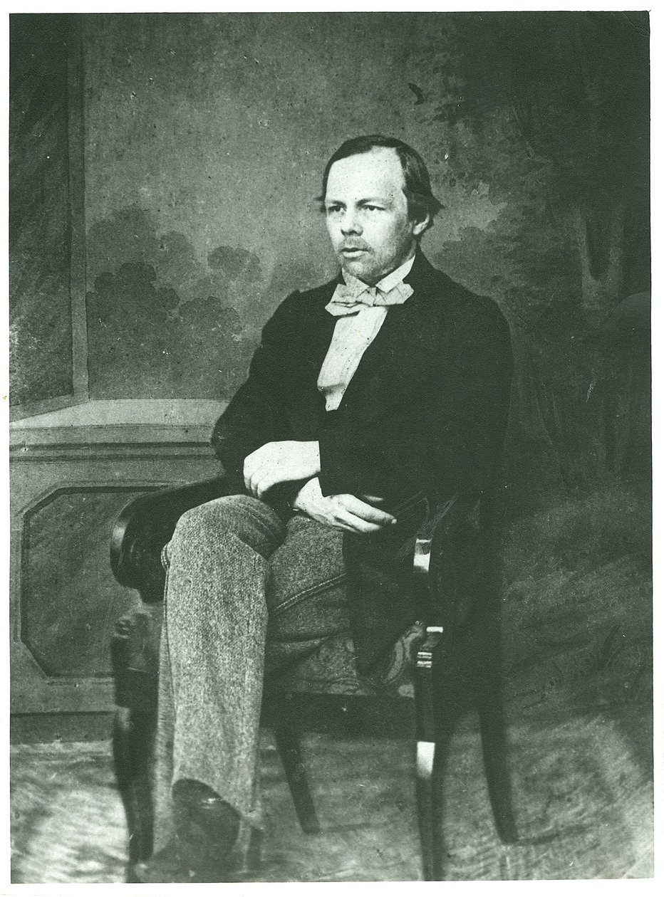 लेखक फ्योडोर मिखाइलोविच दोस्तोयेव्स्की (1821-1881), बेनामी का पोर्ट्रेट द्वारा अज्ञात फोटोग्राफर