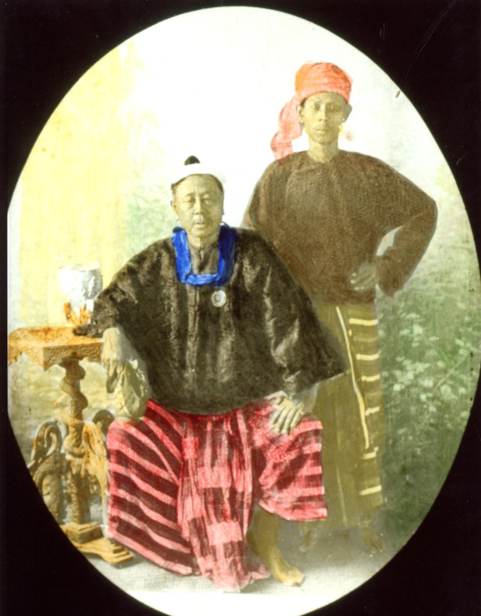 बर्मा के प्रधान मंत्री किनवुन मिंगी यू कौंग, c.1890s (फोटो) द्वारा अज्ञात फोटोग्राफर