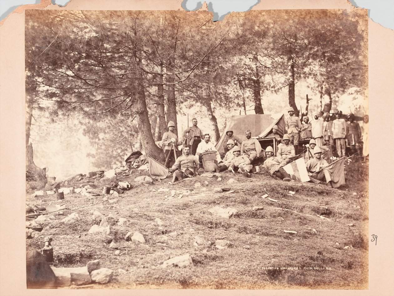 कैम गुल्ली, ब्लैक माउंटेन अभियान, 1888 में टेलीग्राफ और सिग्नलर्स द्वारा अज्ञात