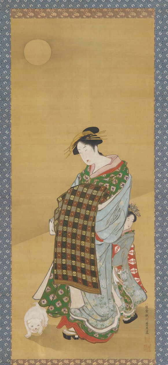 एक तवायफ और उसकी परिचारिका, 1735-1868। द्वारा उटगावा तोयोहरु