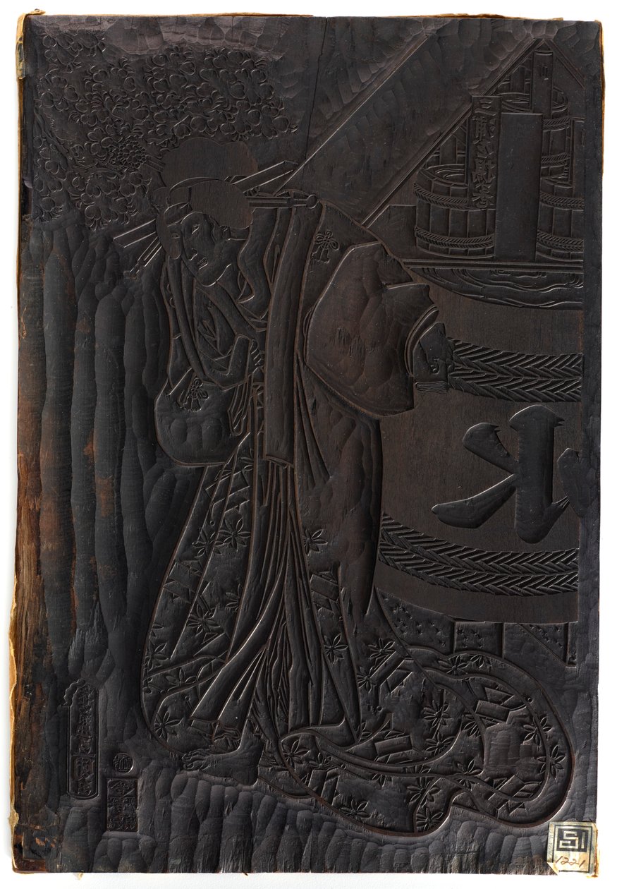 एक महिला की आकृति, ईदो अवधि, सीए.1800-1835। द्वारा उटागावा टोयोकुनी II