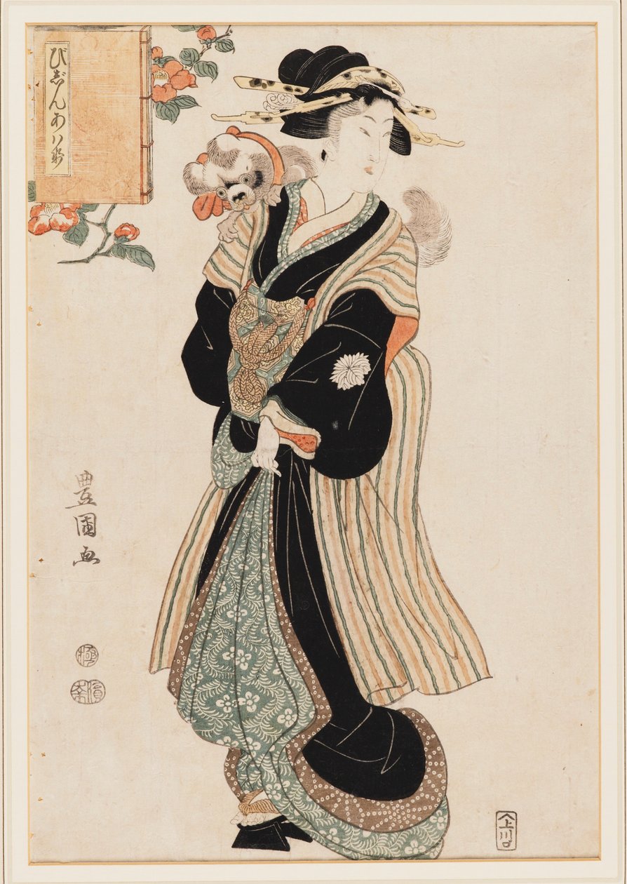 प्रिंट, c1810 द्वारा उटागावा टोयोकुनी I