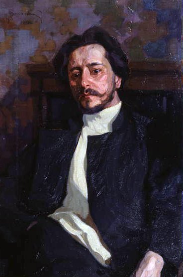 लियोनिद आंद्रेयेव का पोर्ट्रेट (1871-1919) 1903 द्वारा VI रोसिन्स्की