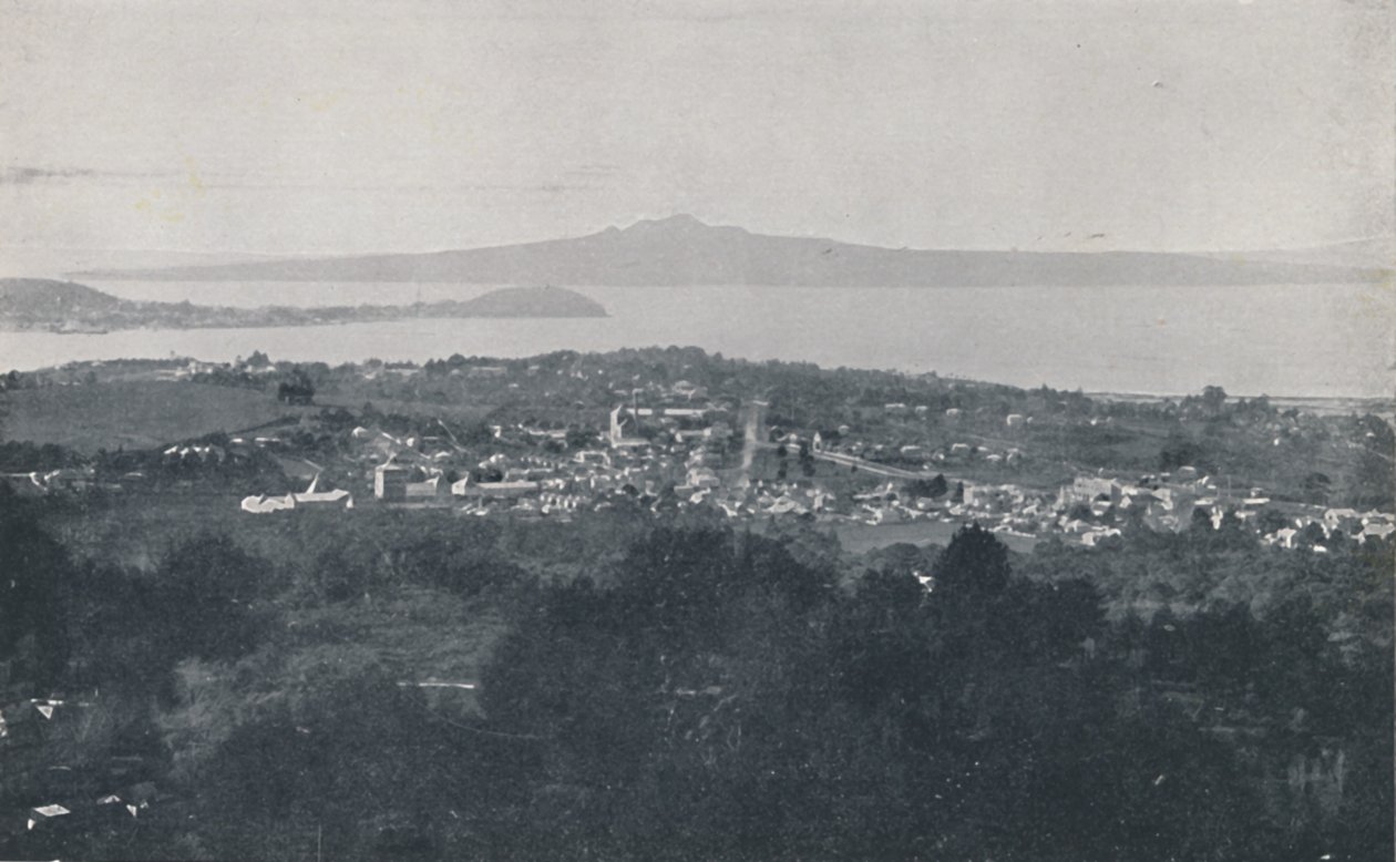 ऑकलैंड हार्बर, 1924 द्वारा वेलेंटाइन एंड संस लिमिटेड