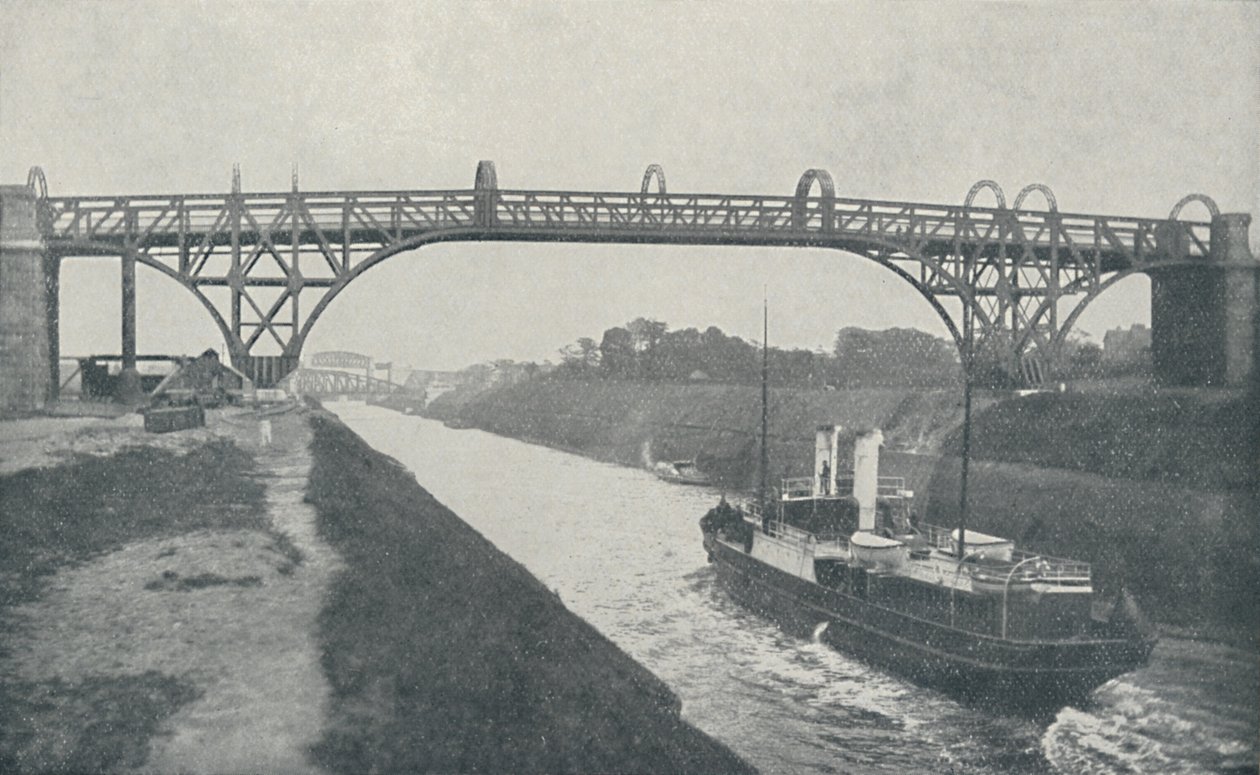 मैनचेस्टर शिप कैनाल, 1910 द्वारा वेलेंटाइन एंड संस लिमिटेड