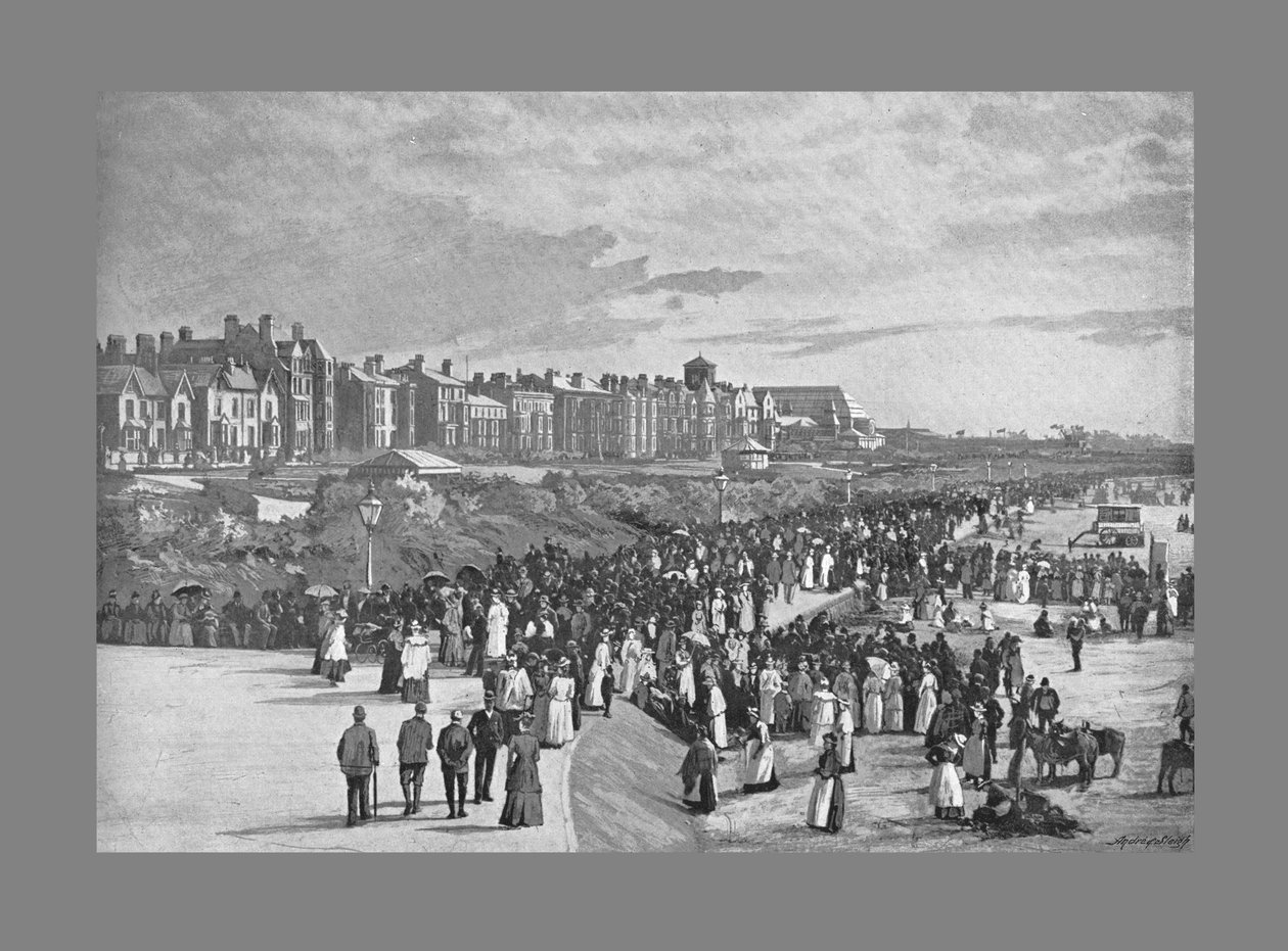मरीन पार्क, साउथपोर्ट, c1900 द्वारा वेलेंटाइन एंड संस लिमिटेड