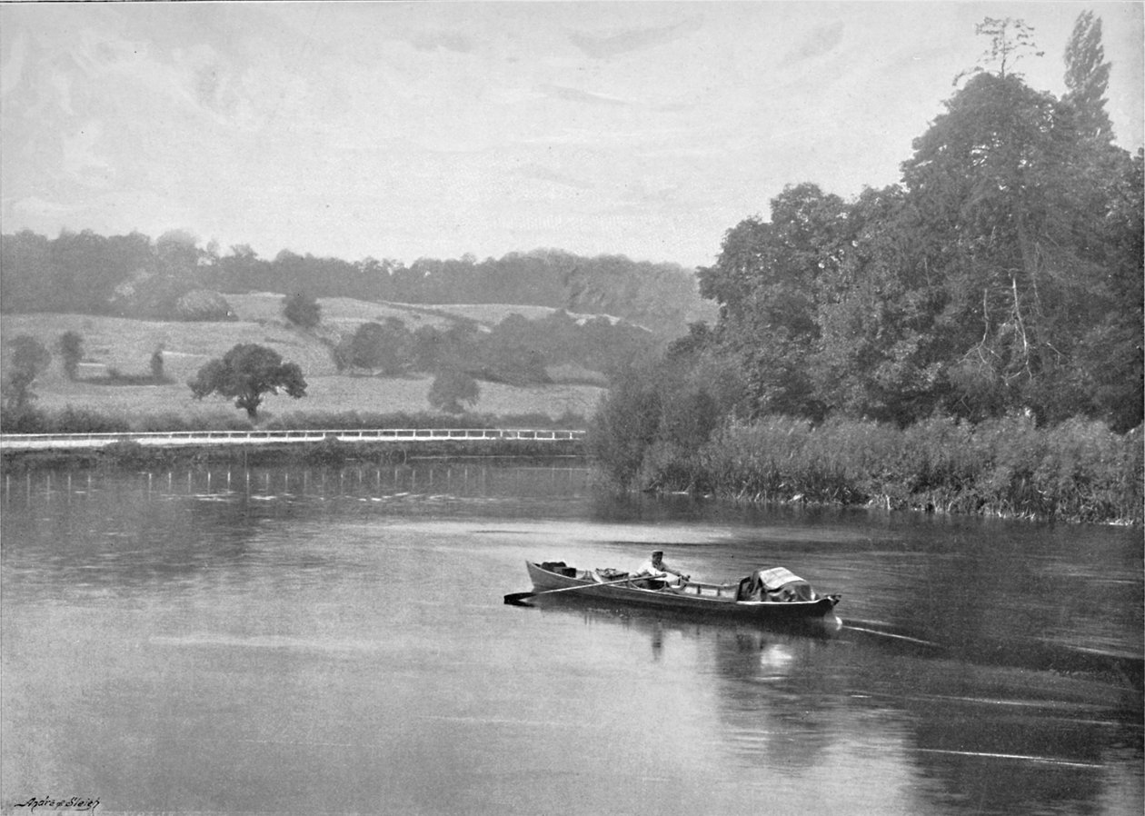 Runnymede पर टेम्स, सी 1896 द्वारा वेलेंटाइन एंड संस लिमिटेड
