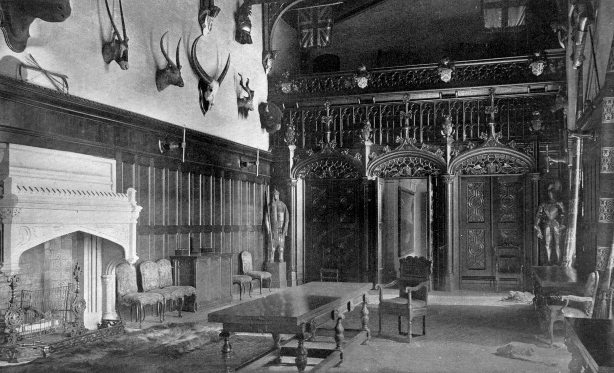 डाइनिंग हॉल, न्यूस्टेड एबे, नॉटिंघमशायर, 1924-1926 द्वारा वेलेंटाइन एंड संस लिमिटेड