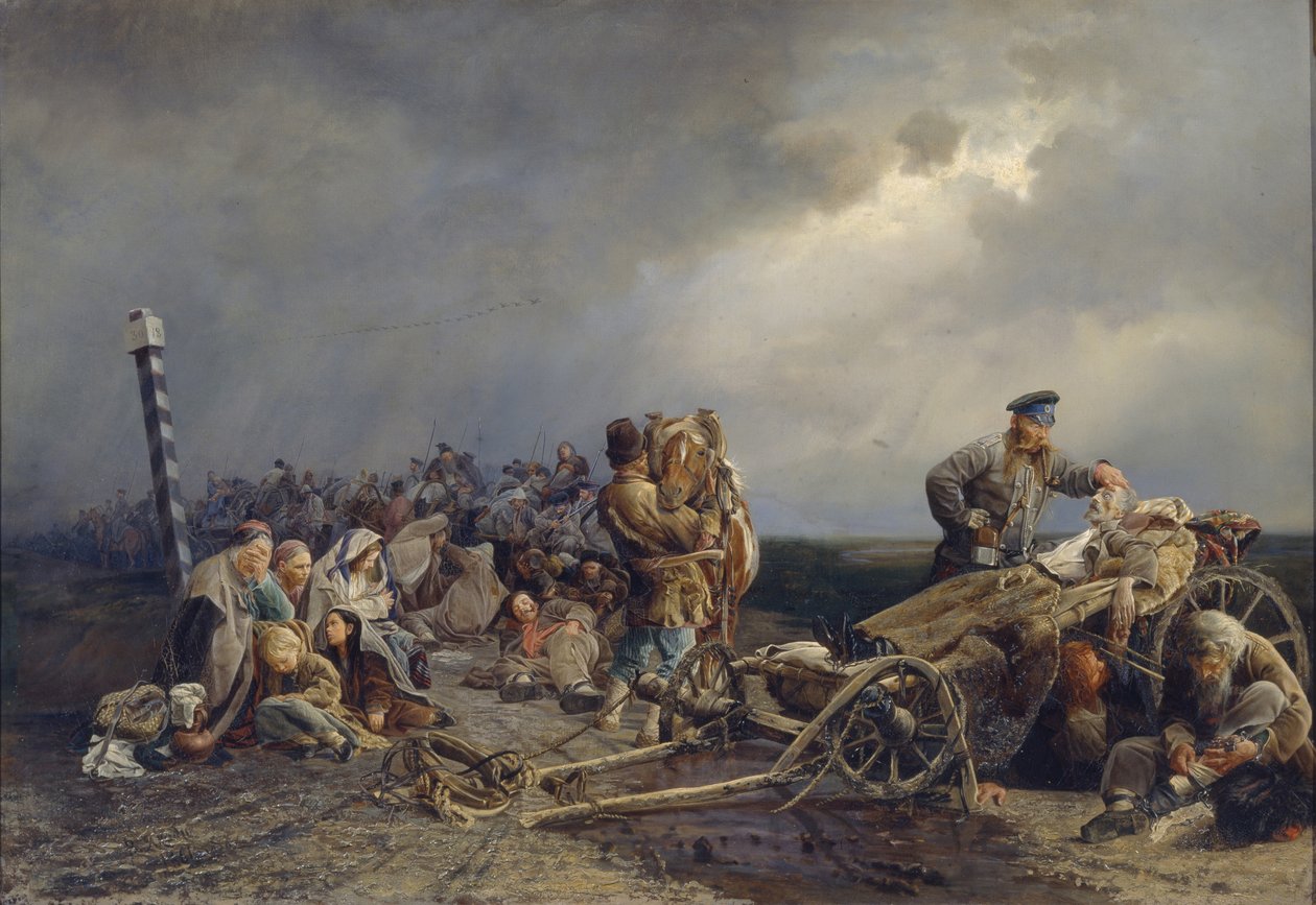 कैदियों की एक होल, 1861 द्वारा वलेरी इवानोविच जैकोबी