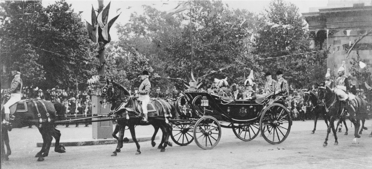 Ofmile Loubet का पेरिस में आगमन, 6 जुलाई 1903 द्वारा वेलेरियन ग्रिबायडॉफ