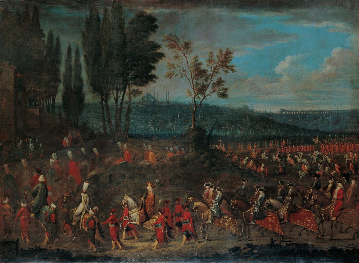 राजदूत जुलूस, 1720 द्वारा Vanmour