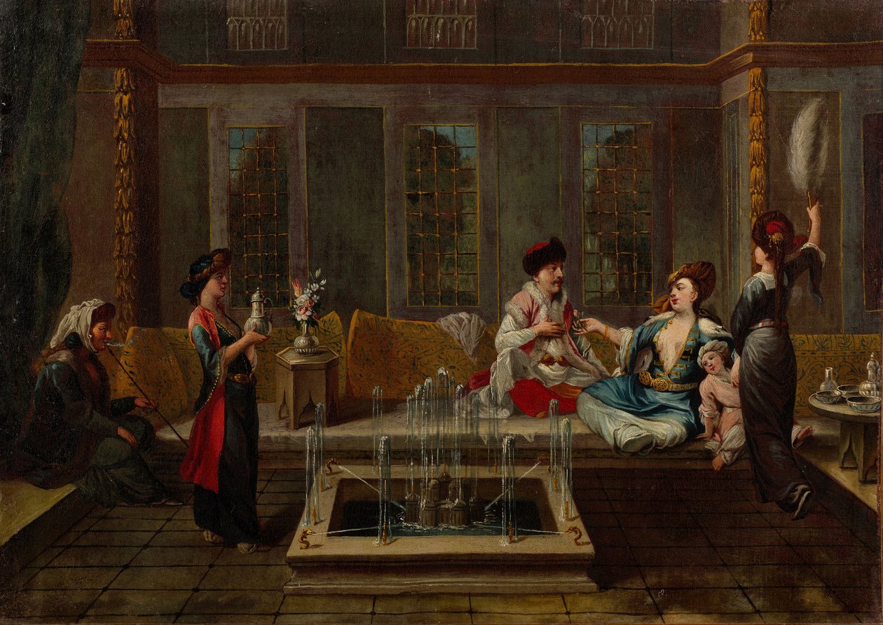 बातचीत, 1730s द्वारा Vanmour