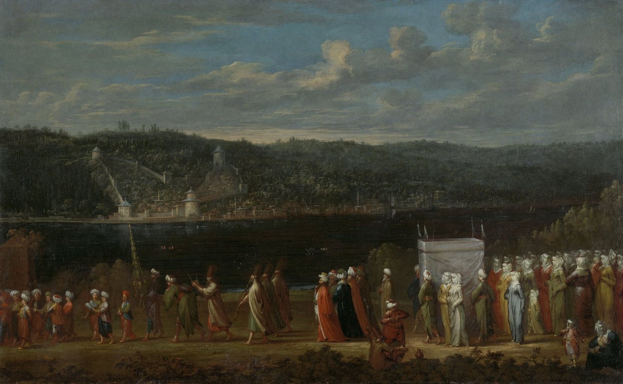 तुर्की शादी, 1789 द्वारा Vanmour
