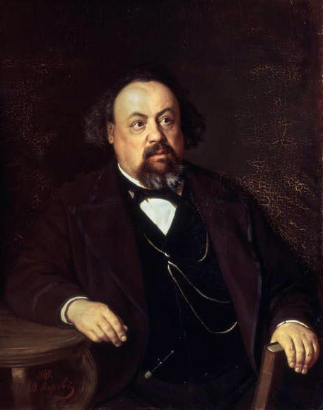 एलेक्सी फियोफिल्टकोविच पिसेमस्की (1821-81), 1862 का चित्र द्वारा वासिली ग्रिगोरविच पेरोव