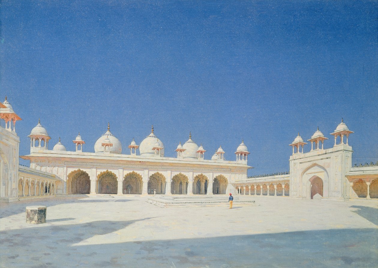 मोती मस्जिद, आगरा, 1874-76 द्वारा वासिलि वासिलिविच वीरश्चैगिन