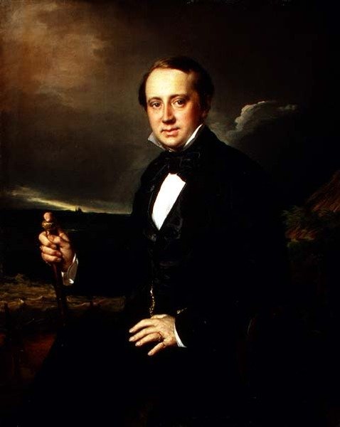 अलेक्जेंडर अलेक्जेंड्रोविच Sapozhnikov का पोर्ट्रेट (1827-87) 1852 (कैनवास पर तेल) द्वारा वासिलि एंड्रीविच ट्रोपिनिन
